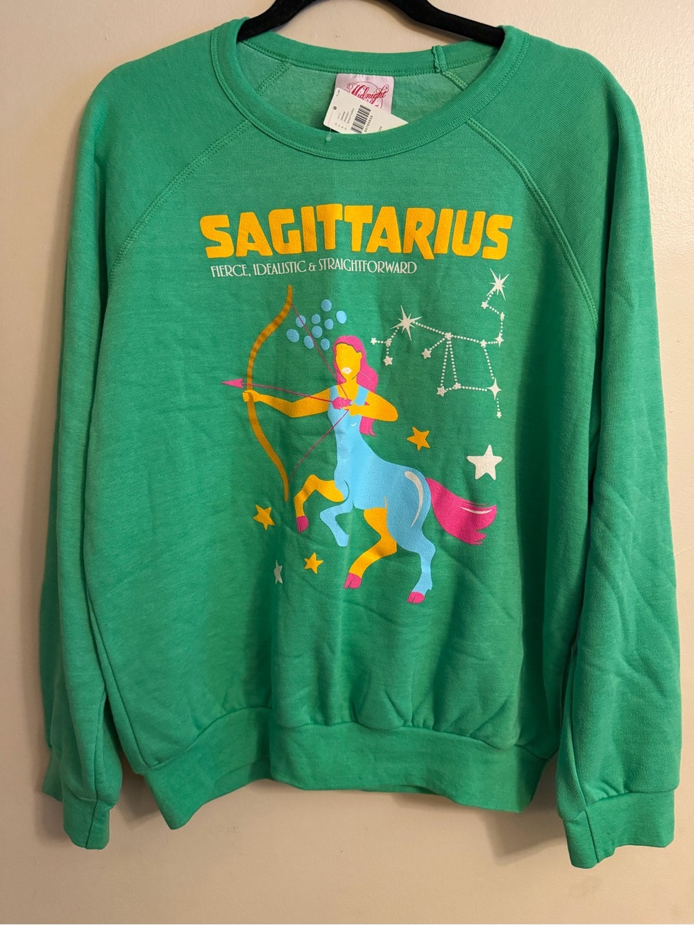 Midnight Rider Green Sagittarius Sweatshirt
